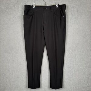 Public Rec Pants Mens 34x30 Black Performance Athleisure Office Business Preppy
